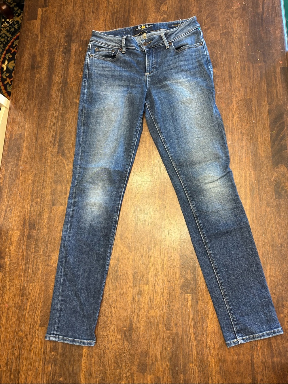 Lucky Brand Jeans Womens Size 4/27 Ankle Lolita Skinny Dark Wash Stretch Denim